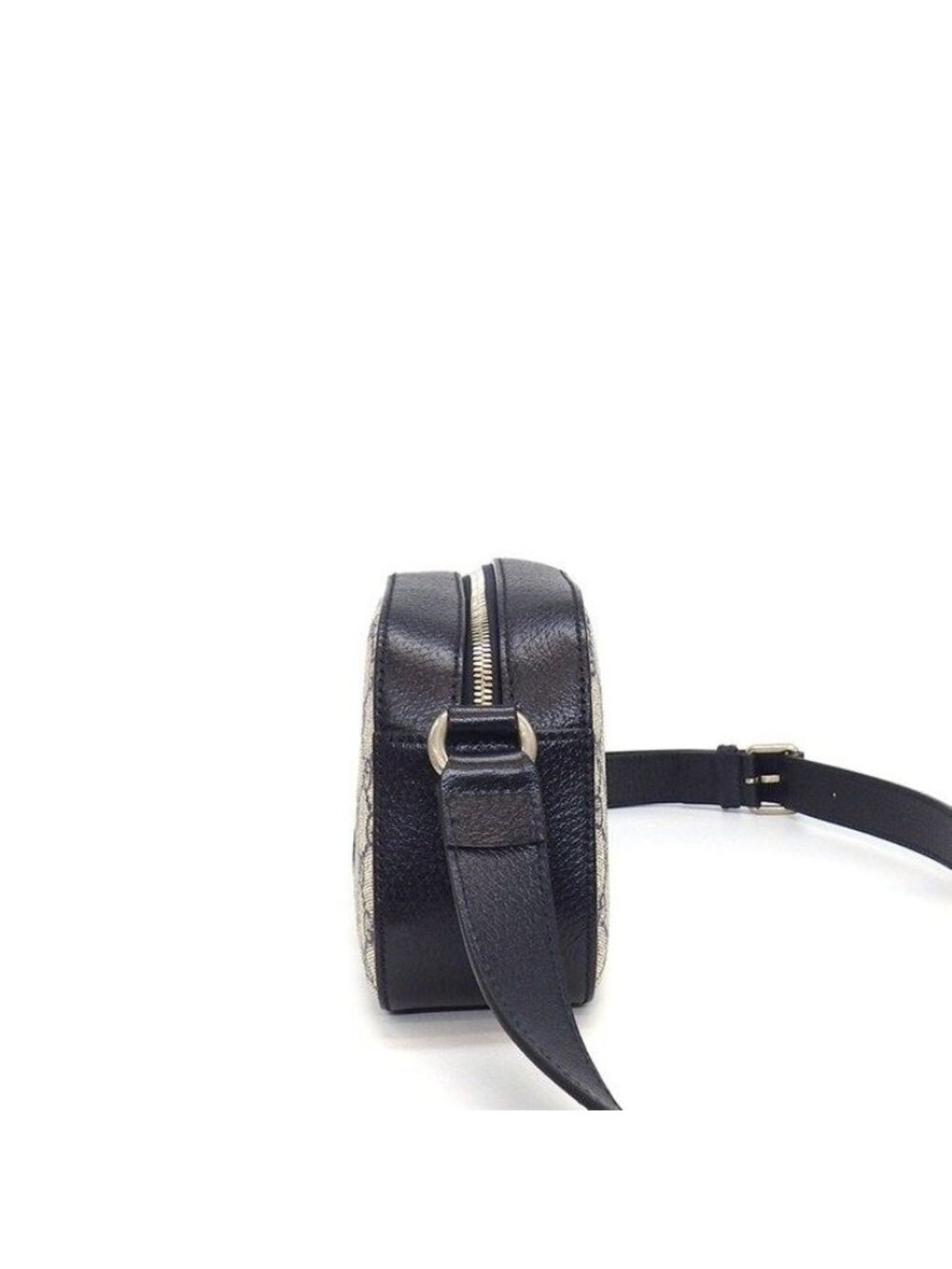 Gucci Shoulder Bag Ophidia Cross Beige Blue GG Supreme Canvas Leather - Picture 3 of 10